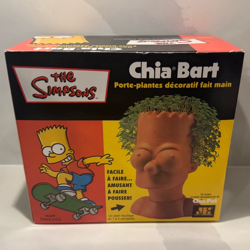 Chia Bart Decorative Planter - Brown